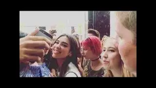 Dua Lipa fans love her New Rules, hugs and kisses in Moscow