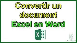 Comment convertir un document Excel en Word