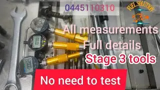 0445110310 | BOSCH COMMON RAIL CRI INJECTOR DISASSEMBLING/ASSEMBLING PROCEDURE | Fuel Solution