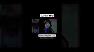 Snape's Memories in LEGO🖤💔 #harrypotter #shorts #short #snape #foryou