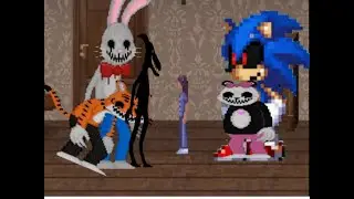 Мистер Хопс.exe и Соник.exe Рэп Батл часть 2