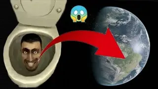 Skibidi Toilet 😱 on Google Earth #skibiditoilet