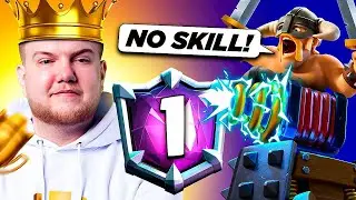 NO SKILL DECK #1 IN THE WORLD IN CLASH ROYALE😱