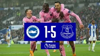 BRIGHTON 1-5 EVERTON | Premier League highlights