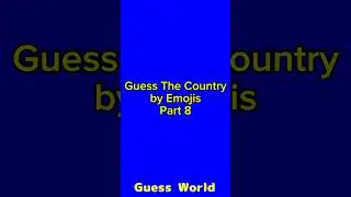 Guess The Emojis👨‍🍳 #game #quiz #guessthecountry #shorts