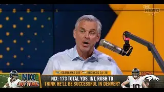 THE HERD | Colin Cowherd SHOCKED Bo Nix Looked GREAT For Denver Broncos, Despite Box Score | NFL
