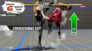 Crouching Hits ➡ Increased Launch Height ⏫ | DOA6 Quick Tips