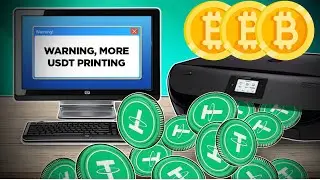 BITCOIN REACTS TO CPI & USDT PRINTER GO BRRR