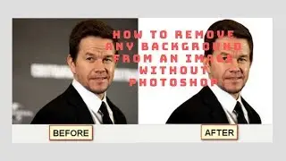 Remove background from image without Photoshop