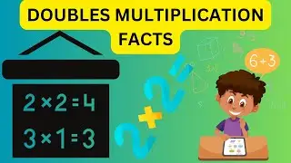 World of Doubles Multiplication Facts! 🌟 Kids Activity / Learning with fun
