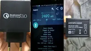 Qualcomm 3.0 Wall Charger Power Adapter tested with Redmi note 3 (Gearbest)