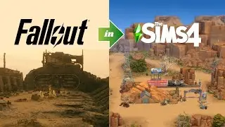 Making a Fallout Vault in the Sims 4