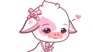 I animated Cowy The Strawberry Cow in Gacha Life 2. 🐮🍓