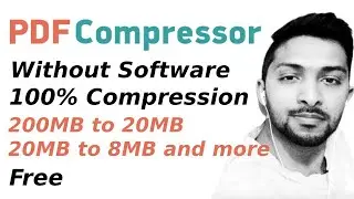 How to Compress PDF File into Smaller Size without Loosing Quality and without Software