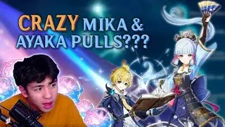 ACTUALLY LUCKY MIKA & AYAKA PULLS??? | genshin impact 3.5