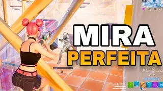 COMO DEIXAR SUA MIRA PERFEITA NO FORTNITE!!