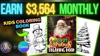 How to Create🎨 Coloring Book in CANVA | ✏️Create Coloring book and earn $2000🤑monthly with CANVA🚀🚀