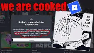 ROBLOX PS4 version IS LEAVING PS5 BUT THERE IS A PROBLEM... 
