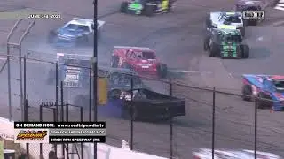 2023 Down Right Awesome Modified Race At Birch Run Speedway - (HIGHLIGHTS)