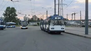 Троллейбус, маршрут №26 (полный рейс) ЗиУ-683БМ1 б.1104 (08.07.2021) Санкт-Петербург