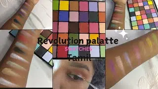 EYESHADOW PALETTE REVOLUTION MONSTER MATTES