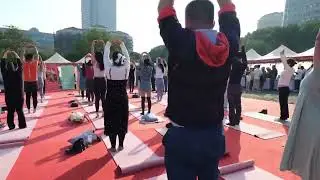 Yoga Sessions during Diwali Mela - 2024 in Shanghai.