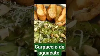 carpaccio de aguacate 🥑#carpaccio #aguacate