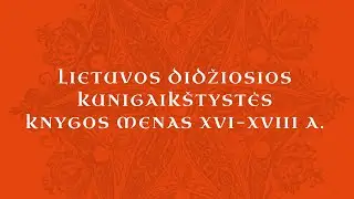 LDK knygos menas XVI-XVIII a.