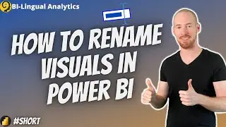 How To Rename Visuals in Power BI Desktop | Keep Your Reports Tidy - 