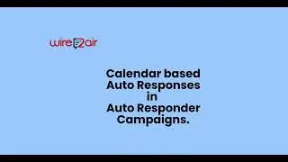 Calendar based Auto-Response Messages-TXTImpact