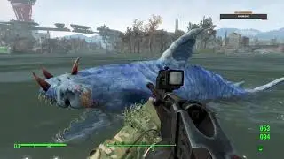 Так вот как в Fallout 4 рыбу ловят!🤣 Рыбалка с Mutant Menagerie!
