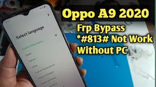 Oppo A9 2020 Frp Bypass Android 11