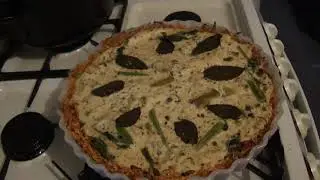Eggless and Pastry Free Quiche