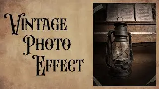 Vintage photo effect - Photoshop tutorial