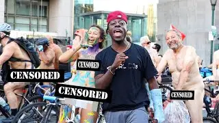 Trolling a Nudist Parade!