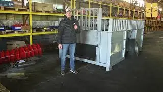 Трап тележка для перевозки животных