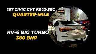 1ST CIVIC 11TH-GEN CVT TO HIT 12-SEC 