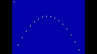 Make a simple banana trajectory game on FreeDOS