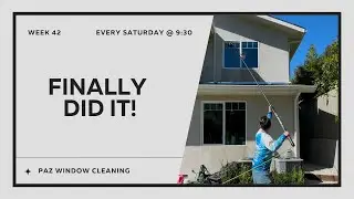 Finally Did It! | $100k Journey | Week 42 | Window Cleaning Business Journey