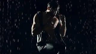 Drenched Workout Delight: Extreme Rain Training!