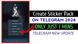 How To Make Sticker Pack in Telegram | Telegram Pe Sticker Kaise Banaye | Make Sticker On Telegram
