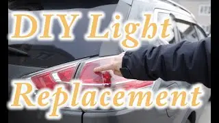 Nissan Rogue - replacing tail brake light and turning signal light bulbs