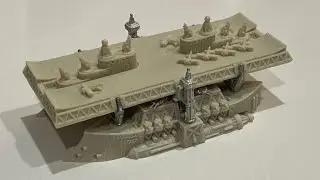 Dystopian Wars Avenger Class Carrier Build - Spartan Games original