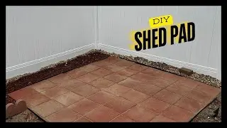 DIY Shed Paver Foundation