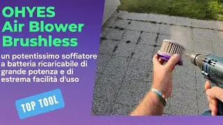 Ohyes Air Blower Brushless potente soffiatore a batteria ricaricabile Bosh