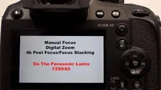 Panasonic FZ80/82 Digital Zoom, 4K Post Focus and Manual Focus