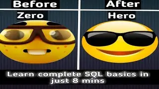 Learn complete SQL in just 8 minutes.