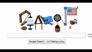 The Fourth of July - Independence Day in the United States: Google Doodle