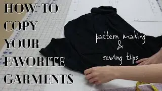How to make a Paper Pattern from your Favorite Garment | T-Shirt Edition
