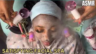 ASMR✨SATISFYING FACIAL SPA MASSAGE & TREATMENT FOR RELAXATION,CALMING CLEANSE, MASK APPLICATION